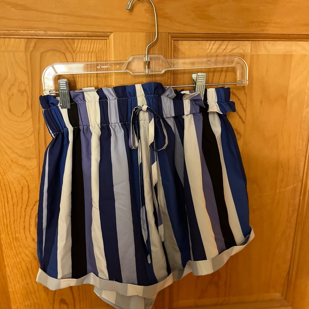 Striped business casual pants